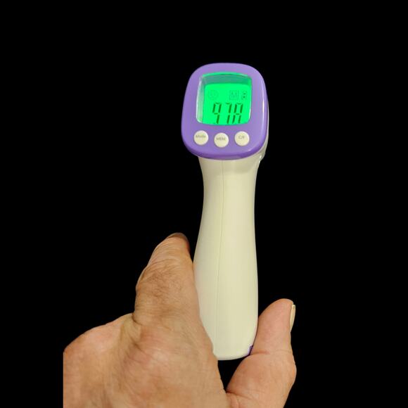 Simzo HW-F7 Non-Contact Infrared Forehead Thermometer Digital LCD New Fast Read - Picture 4 of 6